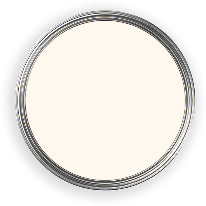 Farbtopf von oben cremeweiß Perfection 144