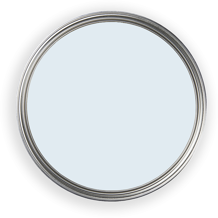 Farbtopf von oben graublau Pirouette 308